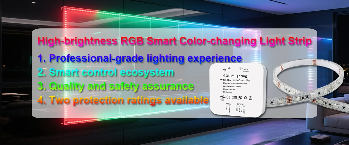 multi color led tape light